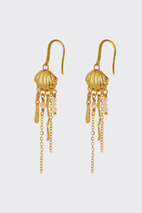 Goldie Long Drop Earring - Gold