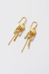 Goldie Long Drop Earring - Gold