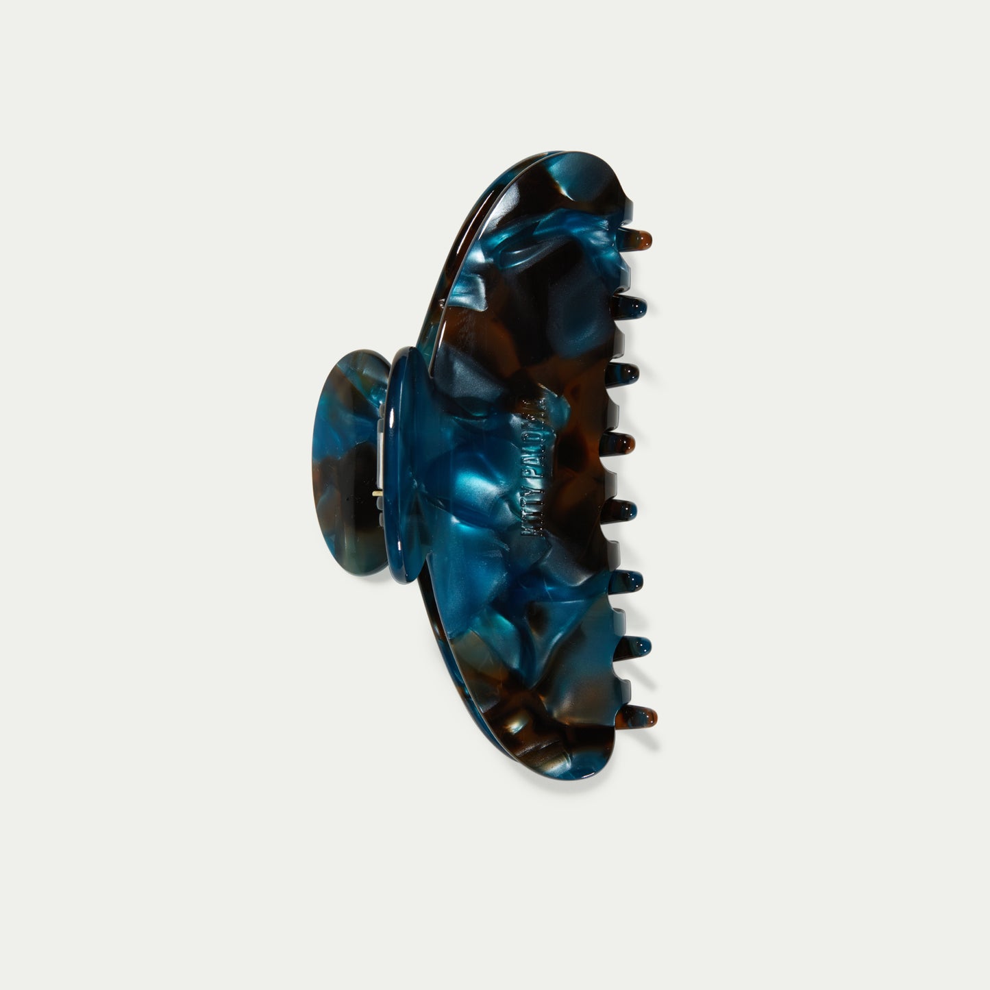 Grande Blue Tortoiseshell Claw Clip