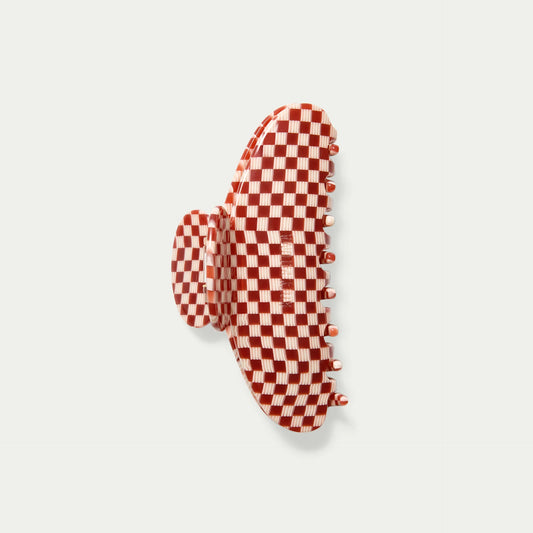 Cherry Checkers Claw Clip