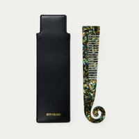 Swirl Comb - Green Tortoise Shell