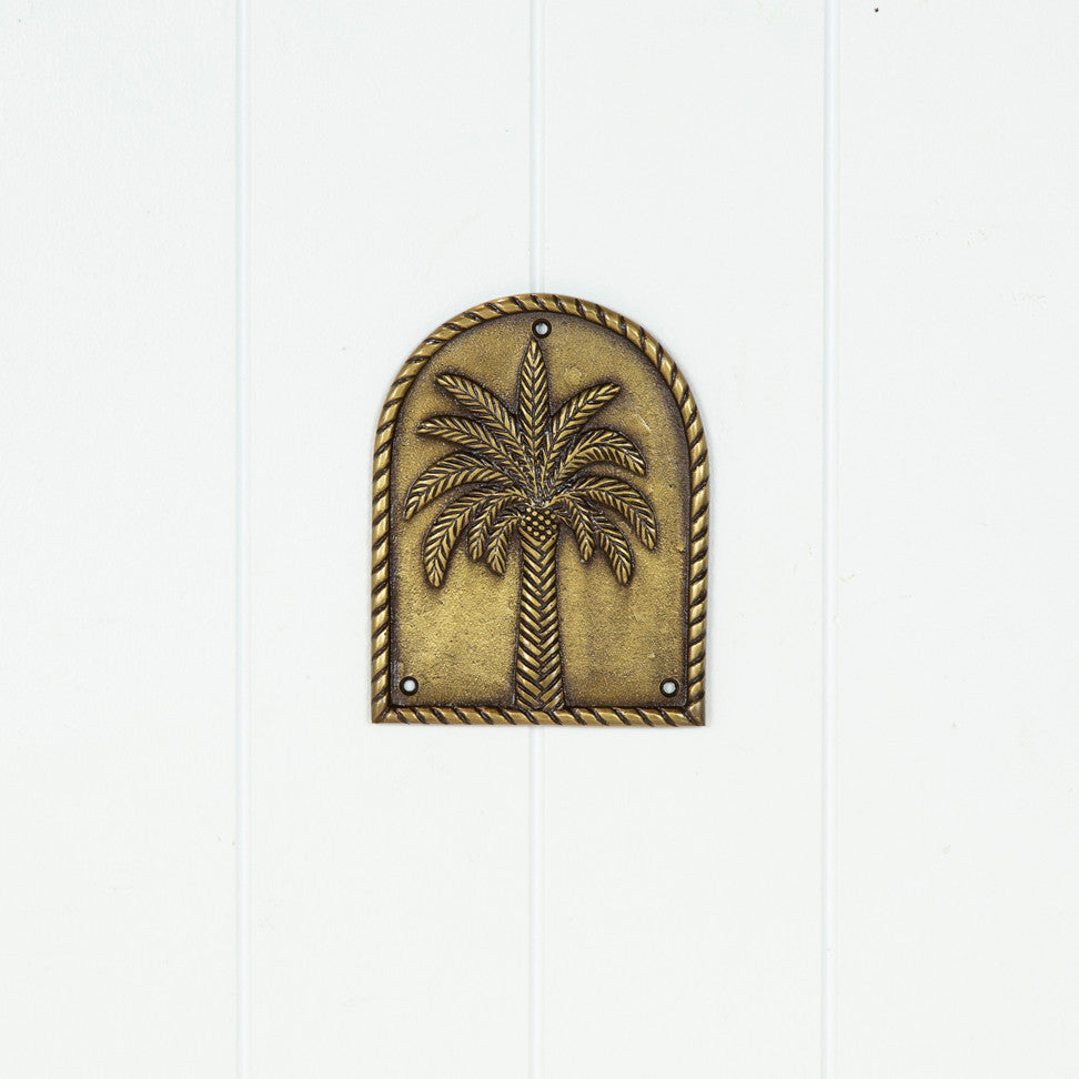 Palm Tree Plaque