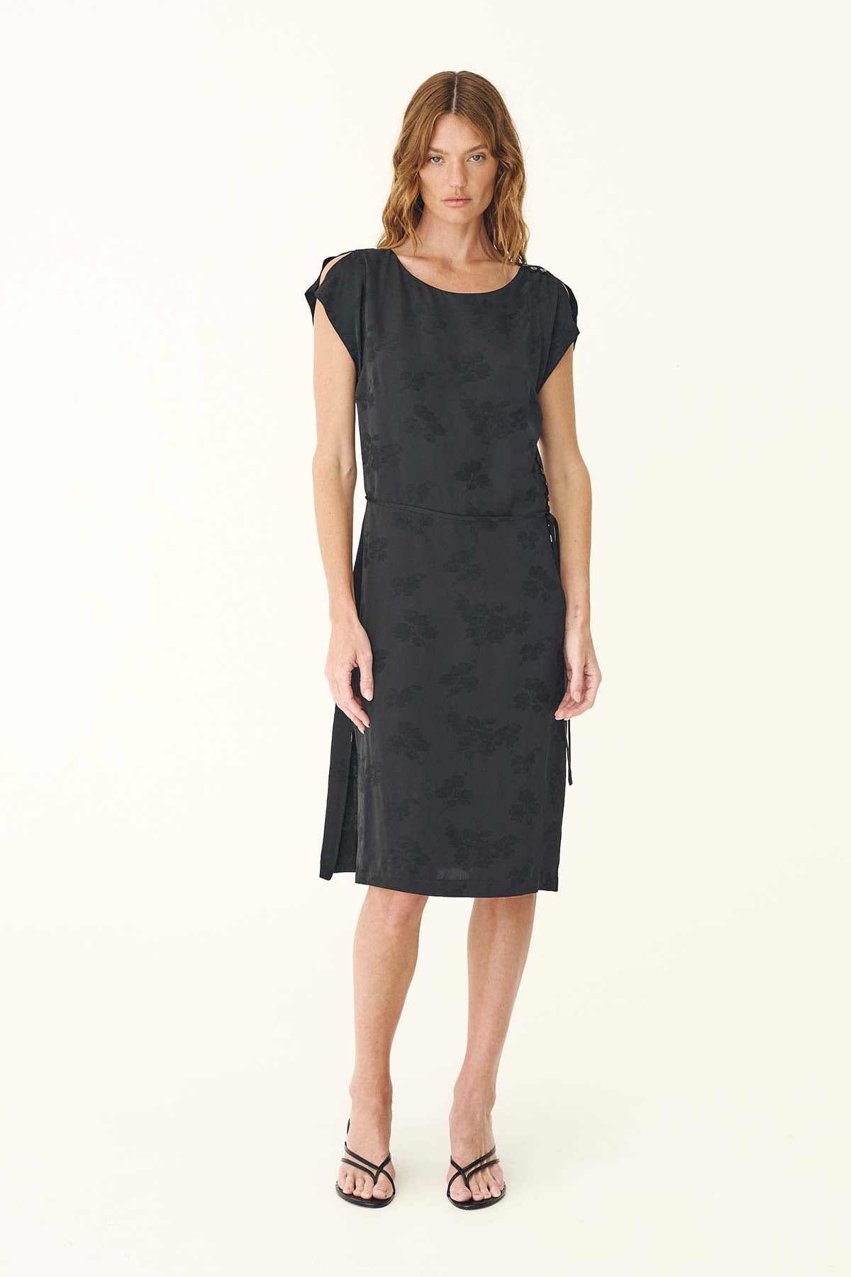 Carla Jacquard Midi Dress