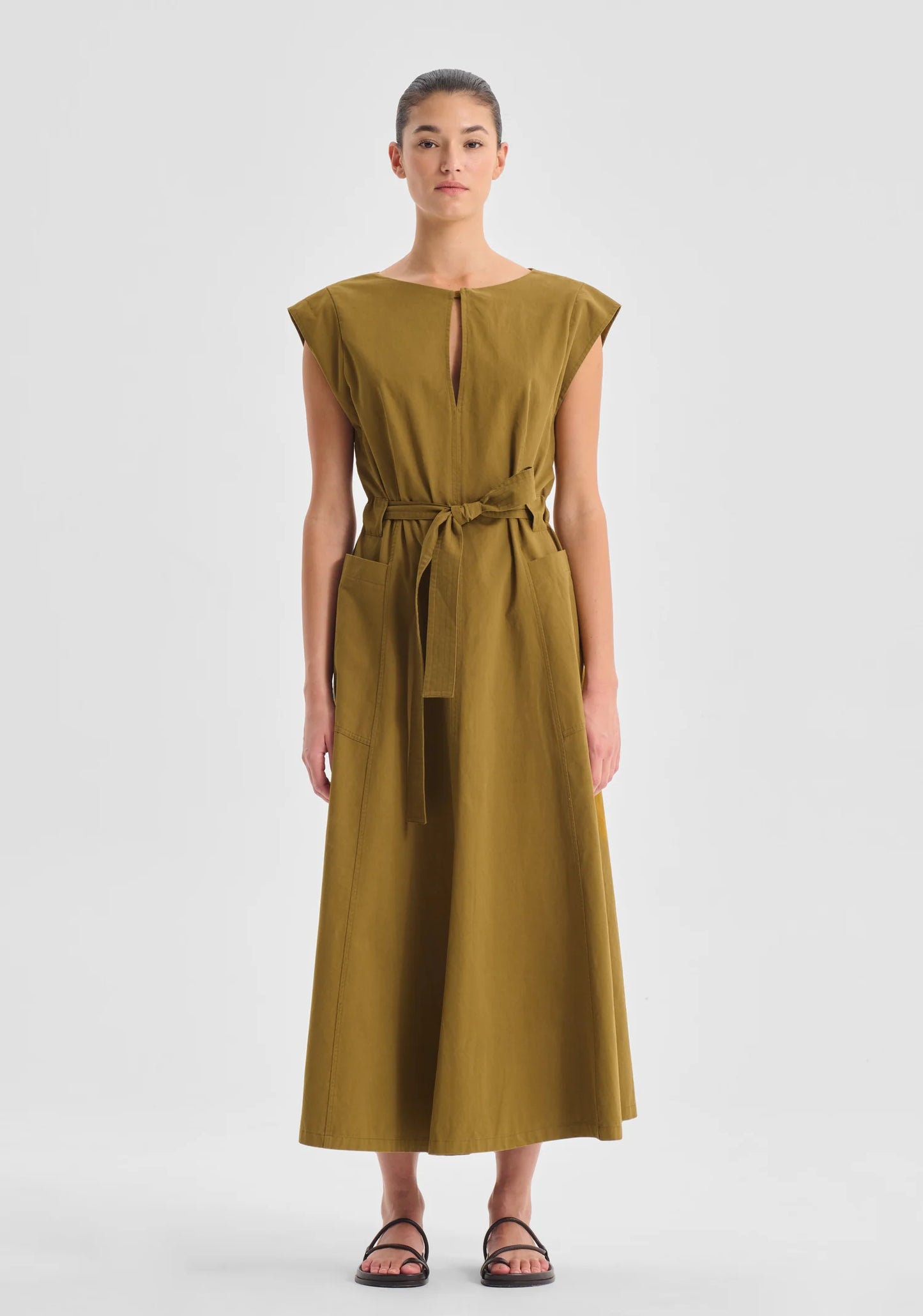Marique Dress Tobacco