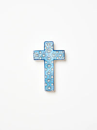 Samira Small Cross Blue Lotus