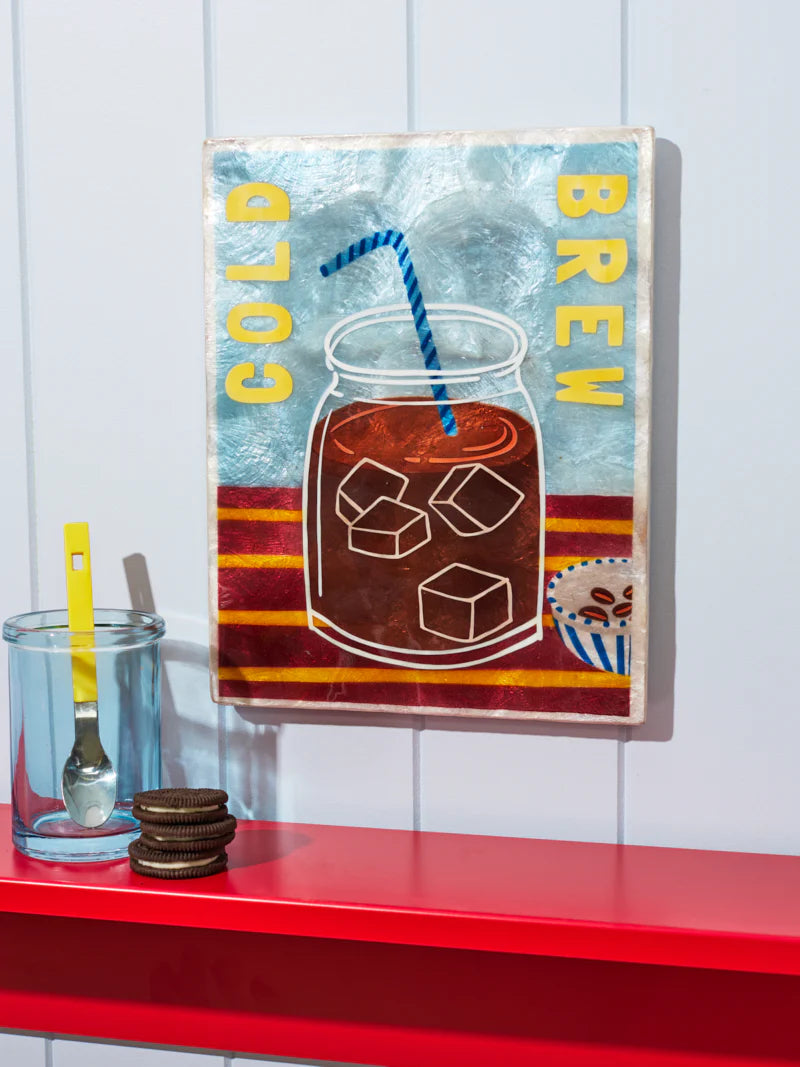 Barista Wall Art Cold Brew