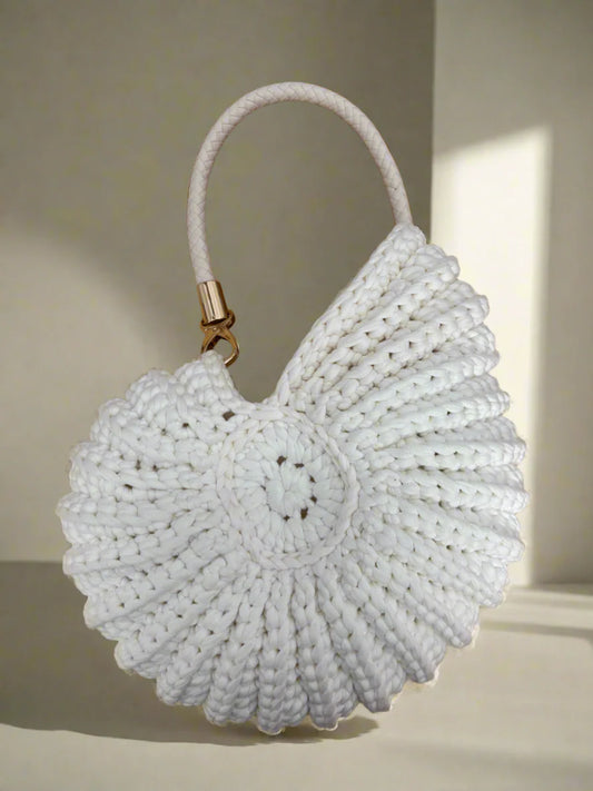 Ariel Round Seashell Bag