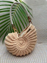 Ariel Round Seashell Bag