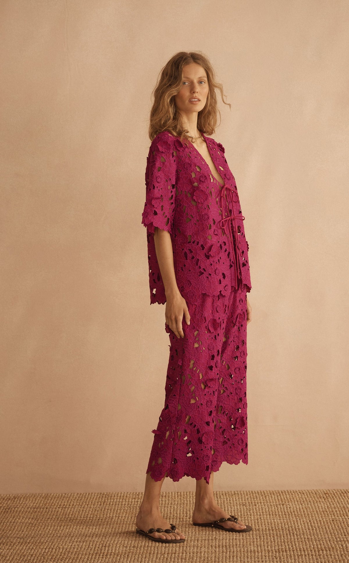 Rosaria Ornato Applique Cropped Pant (PreOrder Delivery from 5 October)