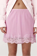Marina Silk Mini Skirt - Orchid Pink