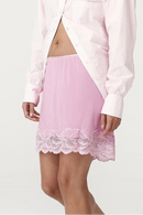 Marina Silk Mini Skirt - Orchid Pink