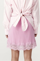 Marina Silk Mini Skirt - Orchid Pink