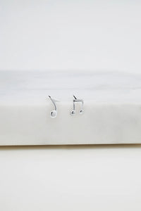 Musical Note Stud Earrings