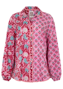 Kamala Block Print Chalm Shirt