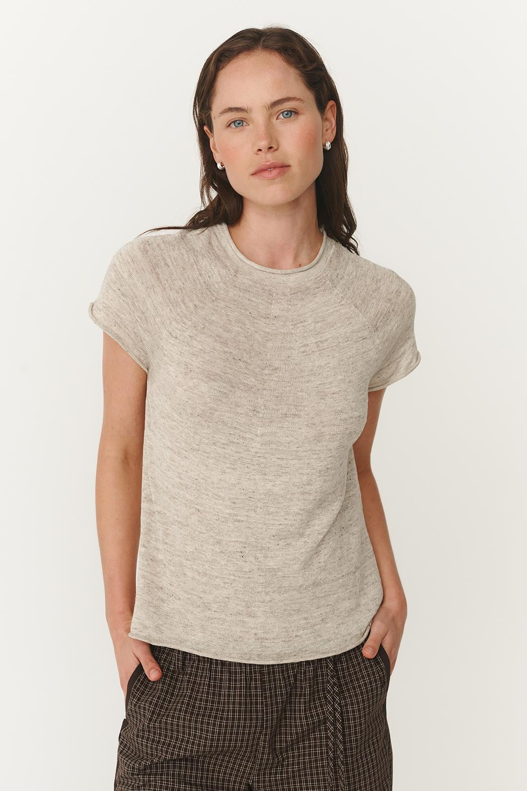 Poet Linen Knit Top