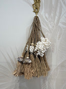COWRIE SHELL TASSEL (LARGE SHELL)