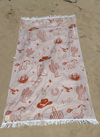 Yee-Haw Beach Towel