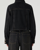 Vivien Denim Jacket - Black Worn
