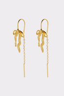 Lila Thread Earring