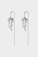 Lila Thread Earring
