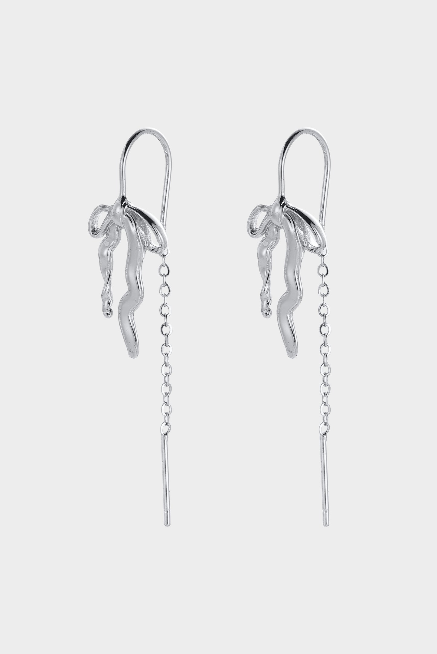 Lila Thread Earring