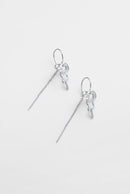 Lila Thread Earring
