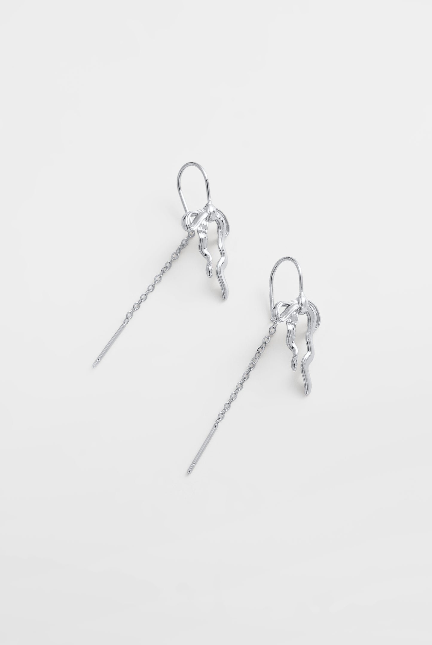 Lila Thread Earring
