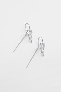 Lila Thread Earring