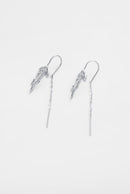 Lila Thread Earring