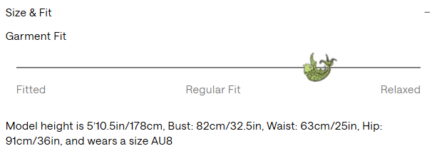 Size Guide for LUCKY VINTAGE TEE