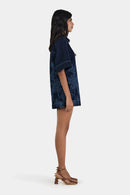 Mabel Denim Tunic - Tropicana Denim