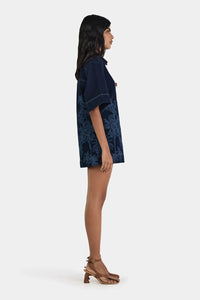 Mabel Denim Tunic - Tropicana Denim