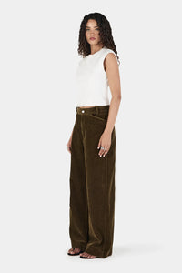 MAX CORD PANTS - KHAKI