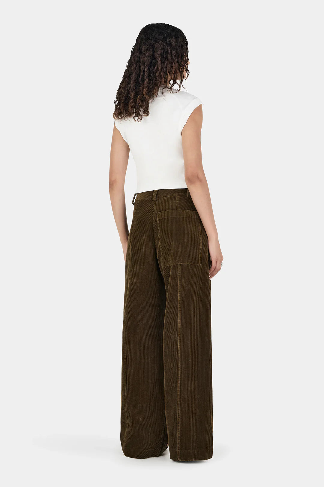 MAX CORD PANTS - KHAKI