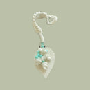 Macrame & Shell Tassel - Turquoise