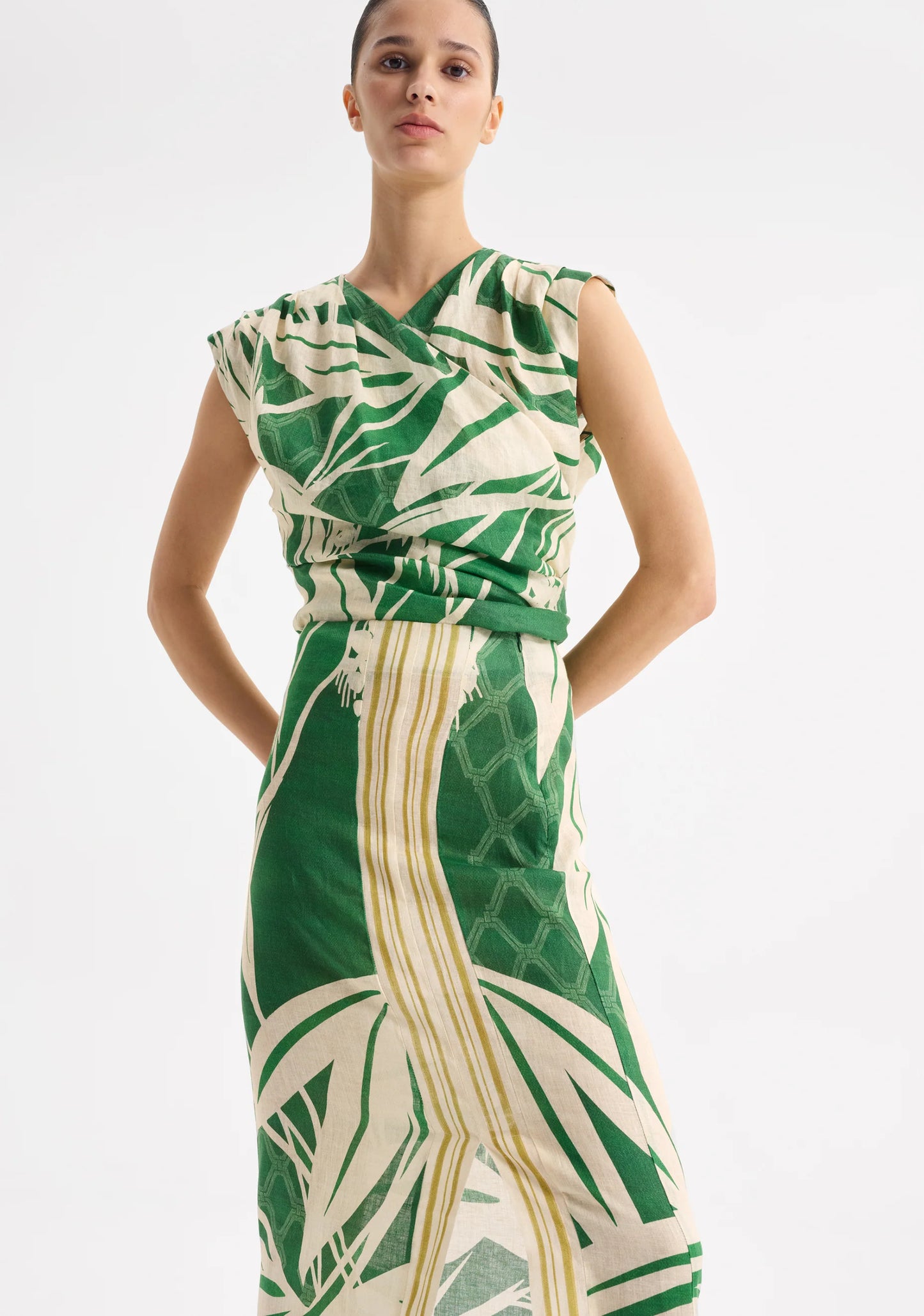 Sorrento Linen Skirt