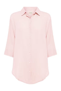 Lounge Linen Longline Shirt