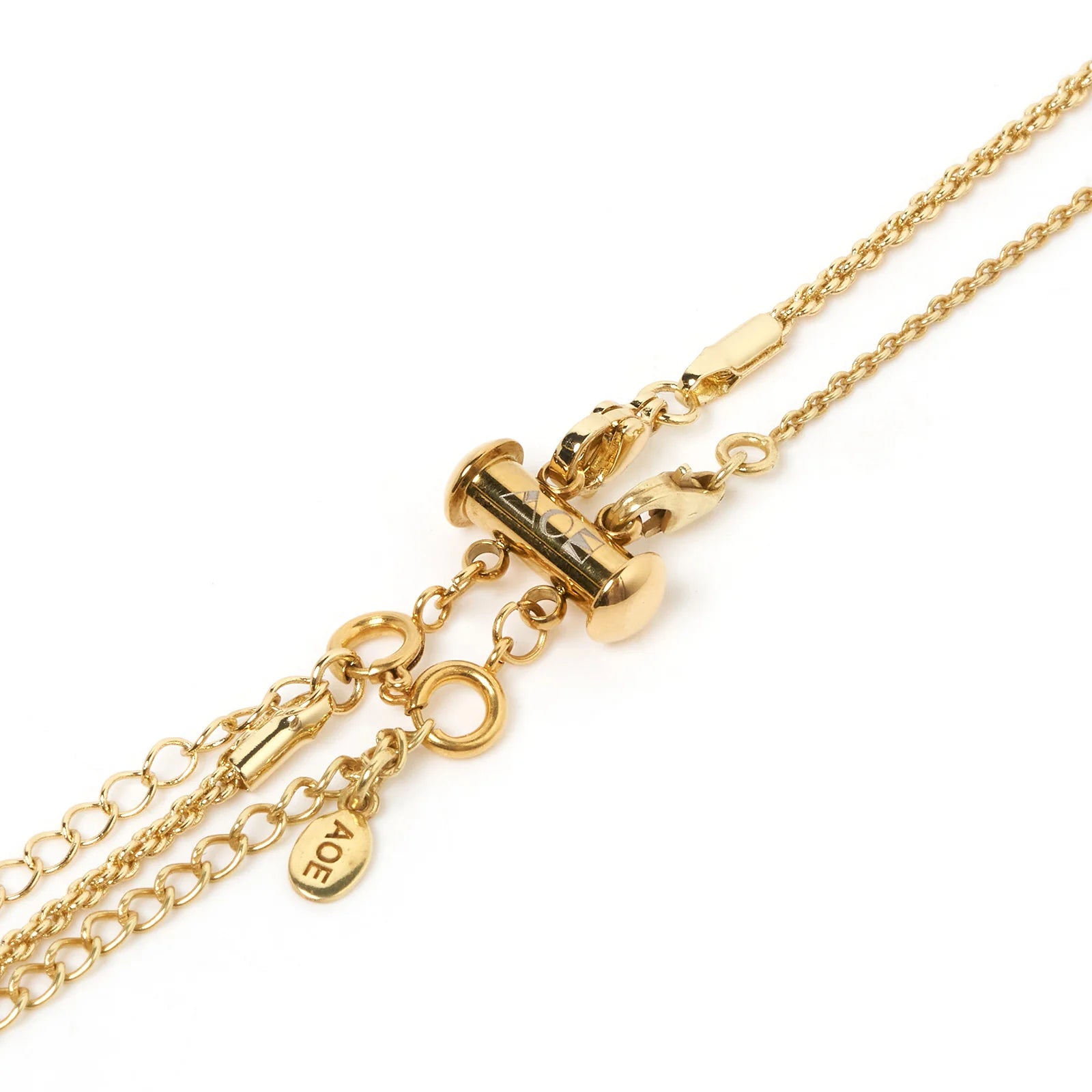 NECKLACE STACKING CLASP (GOLD) - 3 NECKLACE
