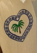 Palm Tree Throw (King Bed)