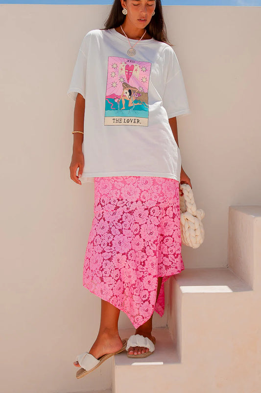 Hanky Lace Skirt (Pink)