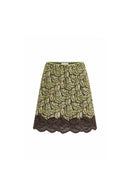 Marina Silk Mini Skirt - Papillon