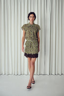 Marina Silk Mini Skirt - Papillon