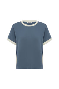 Rania Contrast Knit Tee
