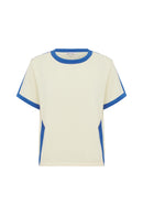 Rania Contrast Knit Tee