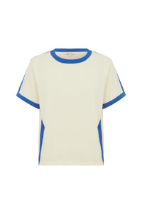Rania Contrast Knit Tee