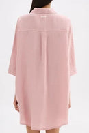 Lounge Linen Longline Shirt