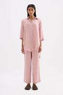 Lounge Linen Longline Shirt