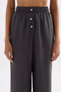 Lounge Linen Crop Pant