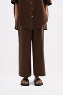 Lounge Linen Crop Pant