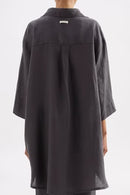 Lounge Linen Longline Shirt
